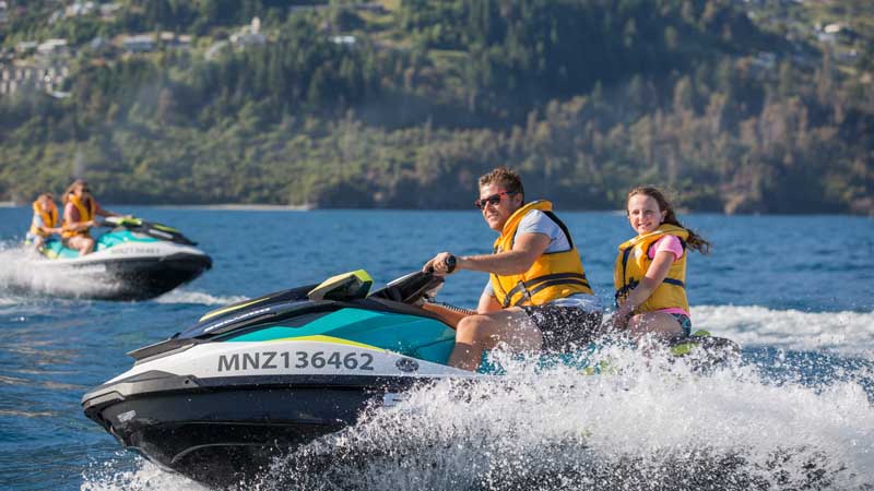 Experience a thrilling 1 hour Jet Ski Tour across New Zealand’s third largest lake, the magnificent Lake Wakatipu!